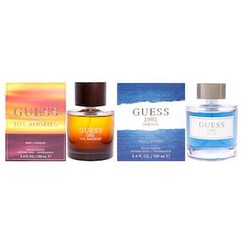 Guess Guess Kit by Guess for Men 2 Pc Kit 3.4oz Guess 1981 Indigo EDT Spray, 3.4oz Guess 1981 Los Angeles EDT Spray 2 Pc Kit Guess Guess Kit by Guess for Men 2 Pc Kit 3.4oz Guess 1981 Indigo EDT Spray, 3.4oz Guess 1981 Los Angeles EDT Spray 2 Pc Kit