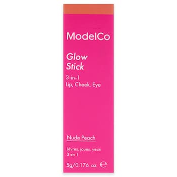 ModelCo Glow Stick 3-In-1 - Nude Peach by ModelCo for Women - 0.176 oz Makeup - # - 0.176 ModelCo Glow Stick 3-In-1 - Nude Peach by ModelCo for Women - 0.176 oz Makeup - # - 0.176