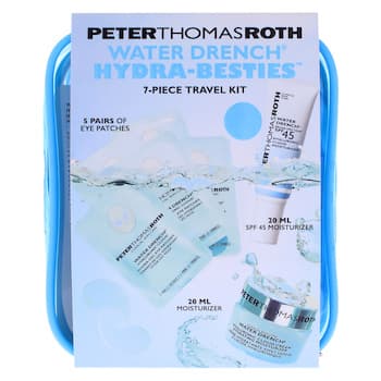 Peter Thomas Roth Water Drench Hydra-Besties Travel Kit by Peter Thomas Roth for Unisex - 7 Pc 5 Pair Water Drench Gel Eye Patches, 0.67oz 7 Peter Thomas Roth Water Drench Hydra-Besties Travel Kit by Peter Thomas Roth for Unisex - 7 Pc 5 Pair Water Drench Gel Eye Patches, 0.67oz 7