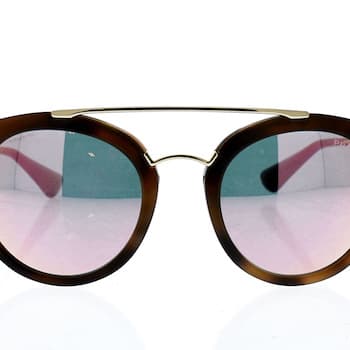 Prada Prada SPR 23S USG5L2 Striped Dark BrownGrey Yellow Rose 5222140 mm by Prada for Women 1 Pc Sunglasses 1 Pc Prada Prada SPR 23S USG5L2 Striped Dark BrownGrey Yellow Rose 5222140 mm by Prada for Women 1 Pc Sunglasses 1 Pc