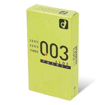 Okamoto Zero Zero Three 0.03 Aloe (Japan Edition) 10's Pack Latex Condom 10 pcs Okamoto Zero Zero Three 0.03 Aloe (Japan Edition) 10's Pack Latex Condom 10 pcs