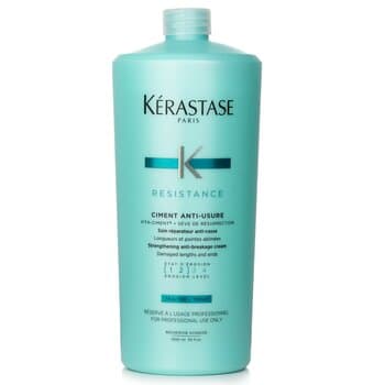 Kerastase Resistance Ciment Anti-Usure Strengthening Anti-Breakage Cream - Rinse Out (For Damaged Lengths & Ends) 1000ml/34oz Kerastase Resistance Ciment Anti-Usure Strengthening Anti-Breakage Cream - Rinse Out (For Damaged Lengths & Ends) 1000ml/34oz