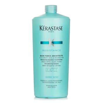 Kerastase Resistance Bain Force Architecte Strengthening Shampoo (For Brittle, Damaged Hair, Split Ends) 1000ml/34oz Kerastase Resistance Bain Force Architecte Strengthening Shampoo (For Brittle, Damaged Hair, Split Ends) 1000ml/34oz