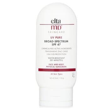 EltaMD UV Pure Water-Resistant Face & Body Physical Sunscreen SPF 47 114g/4oz EltaMD UV Pure Water-Resistant Face & Body Physical Sunscreen SPF 47 114g/4oz