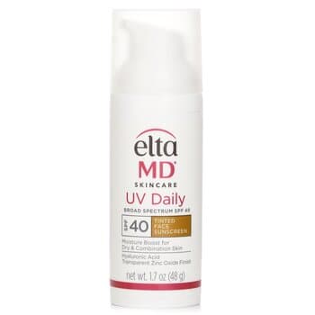 EltaMD UV Daily Moisturizing Facial Sunscreen SPF 40 - For Normal, Combination & Post-Procedure Skin - Tinted (Random Packaging) 48g/1.7oz EltaMD UV Daily Moisturizing Facial Sunscreen SPF 40 - For Normal, Combination & Post-Procedure Skin - Tinted (Random Packaging) 48g/1.7oz