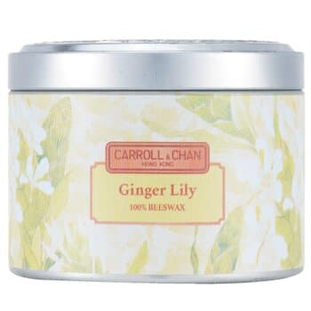 Carroll & Chan 100% Beeswax Tin Candle - Ginger Lily (8x6) cm Carroll & Chan 100% Beeswax Tin Candle - Ginger Lily (8x6) cm