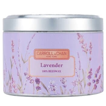 Carroll & Chan 100% Beeswax Tin Candle - Lavender (8x6) cm Carroll & Chan 100% Beeswax Tin Candle - Lavender (8x6) cm