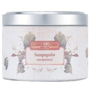 Carroll & Chan 100% Beeswax Tin Candle - Sampaguita (8x6) cm Carroll & Chan 100% Beeswax Tin Candle - Sampaguita (8x6) cm