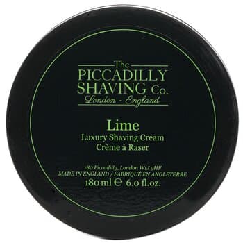 The Piccadilly Shaving Co. Lime Luxury Shaving Cream 180g/6oz The Piccadilly Shaving Co. Lime Luxury Shaving Cream 180g/6oz