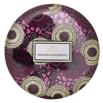 볼루스파 Voluspa 3 윅 데코러티브 틴 캔들 - 산티아고 허클베리 340g/12oz 볼루스파 Voluspa 3 윅 데코러티브 틴 캔들 - 산티아고 허클베리 340g/12oz