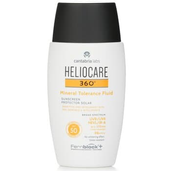 Heliocare by Cantabria Labs Heliocare 360 Mineral Tolerance Fluid SPF50 50ml/1.7oz Heliocare by Cantabria Labs Heliocare 360 Mineral Tolerance Fluid SPF50 50ml/1.7oz