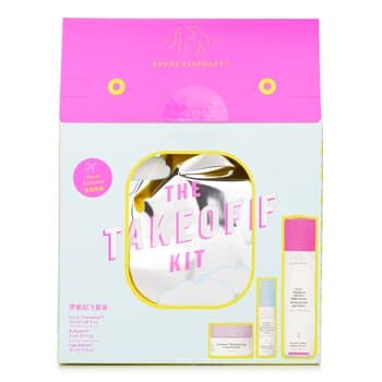 Drunk Elephant The TakeOff Kit: T.L.C Framboos Night Serum 50ml+ B-Hydra Serum 8ml+ Lala Retro Whipped Cream 15ml 3pcs Drunk Elephant The TakeOff Kit: T.L.C Framboos Night Serum 50ml+ B-Hydra Serum 8ml+ Lala Retro Whipped Cream 15ml 3pcs