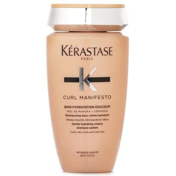Kerastase Curl Manifesto Bain Hydratation Douceur Gentle Hydrating Creamy Shampoo (For Curly, Very Curly & Coily Hair) 250ml/8.5oz Kerastase Curl Manifesto Bain Hydratation Douceur Gentle Hydrating Creamy Shampoo (For Curly, Very Curly & Coily Hair) 250ml/8.5oz