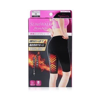 SlimWalk Compression Fat-Burning Support Shape Shorts for Sports - #Blacks (Size: M) 1pair SlimWalk Compression Fat-Burning Support Shape Shorts for Sports - #Blacks (Size: M) 1pair