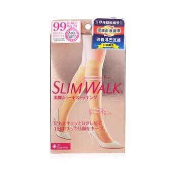 SlimWalk Compression Stockings for Beautiful Legs - # Beige (Size:M-L) 1pair SlimWalk Compression Stockings for Beautiful Legs - # Beige (Size:M-L) 1pair
