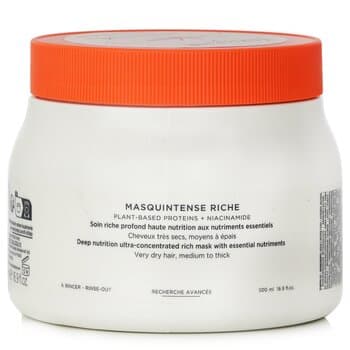 Kerastase Nutritive Masquintense Riche Deep Nutrition Ultra Concentrated Rich Mask With Essential Nutriments 500ml/16.9oz Kerastase Nutritive Masquintense Riche Deep Nutrition Ultra Concentrated Rich Mask With Essential Nutriments 500ml/16.9oz
