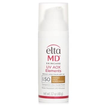 EltaMD UV AOX Elements Tinted Mineral Face Sunscreen SPF 50 48g/1.7oz EltaMD UV AOX Elements Tinted Mineral Face Sunscreen SPF 50 48g/1.7oz