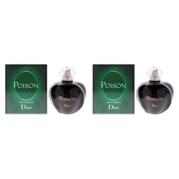 Christian Dior Poison by Christian Dior for Women - 3.4 oz EDT Spray - Pack of 2 3.4 oz Christian Dior Poison by Christian Dior for Women - 3.4 oz EDT Spray - Pack of 2 3.4 oz