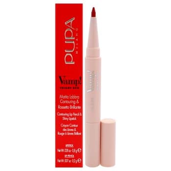 Pupa Vamp! Creamy Duo Contouring Lip Pencil and Shiny Lipstick - 011 Orange Red by Pupa Milano for Women -0.035 oz Makeup 0.035 oz Pupa Vamp! Creamy Duo Contouring Lip Pencil and Shiny Lipstick - 011 Orange Red by Pupa Milano for Women -0.035 oz Makeup 0.035 oz