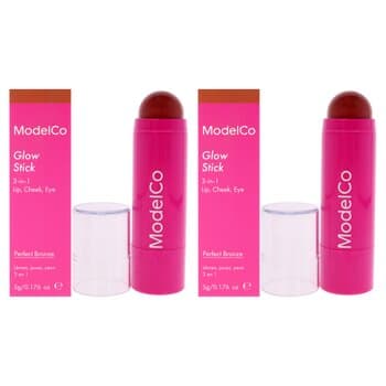 ModelCo Glow Stick 3-In-1 - Perfect Bronze by ModelCo for Women - 0.176 oz Makeup - Pack of 2 0.176 oz ModelCo Glow Stick 3-In-1 - Perfect Bronze by ModelCo for Women - 0.176 oz Makeup - Pack of 2 0.176 oz