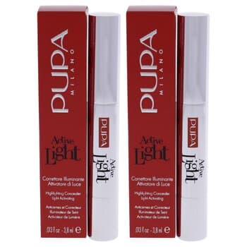 Pupa Active Light Highlighting Concealer - 001 Luminous Ivory by Pupa Milano for Women - 0.013 oz Concealer - Pack of 2 0.013 oz Pupa Active Light Highlighting Concealer - 001 Luminous Ivory by Pupa Milano for Women - 0.013 oz Concealer - Pack of 2 0.013 oz