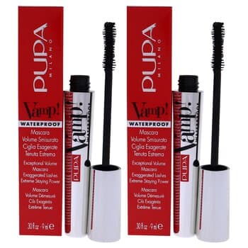 Pupa Vamp! Waterproof Mascara - 001 Extra Black by Pupa Milano for Women - 0.30 oz Mascara - Pack of 2 0.30 oz Pupa Vamp! Waterproof Mascara - 001 Extra Black by Pupa Milano for Women - 0.30 oz Mascara - Pack of 2 0.30 oz