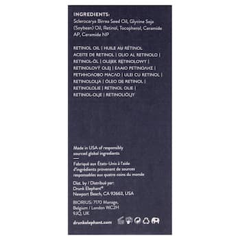 Drunk Elephant AGloei Maretinol Oil by Drunk Elephant for Unisex 1 oz Oil 1 oz Drunk Elephant AGloei Maretinol Oil by Drunk Elephant for Unisex 1 oz Oil 1 oz
