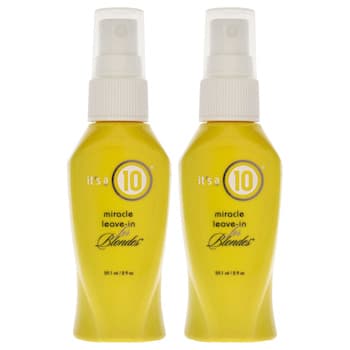 It's A 10 Miracle LeaveIn for Blondes by Its A 10 for Unisex 2 oz Treatment Pack of 2 Fixed Size It's A 10 Miracle LeaveIn for Blondes by Its A 10 for Unisex 2 oz Treatment Pack of 2 Fixed Size