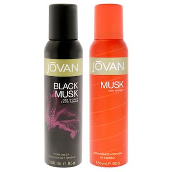 Jovan Jovan Kit by Jovan for Women 2 Pc Kit 5oz Deodorant Spray Musk, 5oz Deodorant Spray Black Musk 2 Pc Kit Jovan Jovan Kit by Jovan for Women 2 Pc Kit 5oz Deodorant Spray Musk, 5oz Deodorant Spray Black Musk 2 Pc Kit
