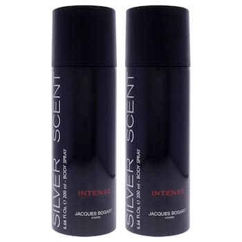 Jacques Bogart Silver Scent Intense by Jacques Bogart for Men 6.66 oz Body Spray Pack of 2 Fixed Size Jacques Bogart Silver Scent Intense by Jacques Bogart for Men 6.66 oz Body Spray Pack of 2 Fixed Size