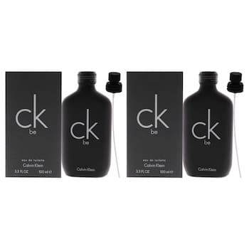 Calvin Klein CK Be by Calvin Klein for Unisex 3.4 oz EDT Spray Pack of 2 Fixed Size Calvin Klein CK Be by Calvin Klein for Unisex 3.4 oz EDT Spray Pack of 2 Fixed Size