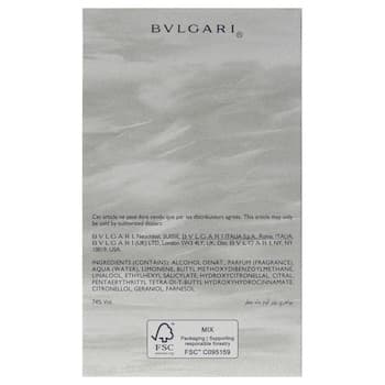 Bvlgari Bvlgari Pour Homme by Bvlgari for Men 1.7 oz EDP Spray 1.7 oz Bvlgari Bvlgari Pour Homme by Bvlgari for Men 1.7 oz EDP Spray 1.7 oz