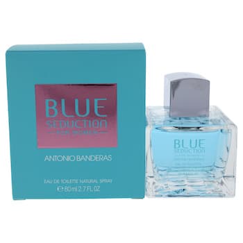 Antonio Banderas Blue Seduction by Antonio Banderas for Women 2.7 oz EDT Spray 2.7 oz Antonio Banderas Blue Seduction by Antonio Banderas for Women 2.7 oz EDT Spray 2.7 oz