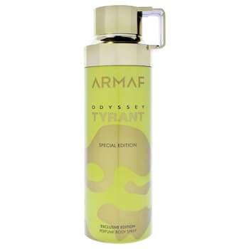 Armaf Odyssey Tyrant Special Edition by Armaf for Men 6.8 oz Body Spray Fixed Size Armaf Odyssey Tyrant Special Edition by Armaf for Men 6.8 oz Body Spray Fixed Size