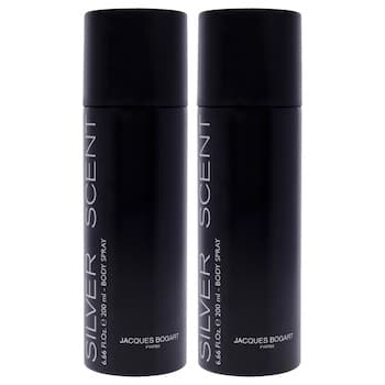 Jacques Bogart Silver Scent by Jacques Bogart for Men 6.66 oz Body Spray Pack of 2 Fixed Size Jacques Bogart Silver Scent by Jacques Bogart for Men 6.66 oz Body Spray Pack of 2 Fixed Size