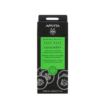 Apivita APIVITA Intensive Moisturization Face Mask with Cucumber 8ml x 12pcs Apivita APIVITA Intensive Moisturization Face Mask with Cucumber 8ml x 12pcs